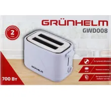Тостер Grunhelm GWD008 700 Вт белый
