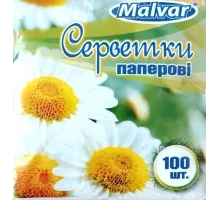 Серветка Malvar Біла 100 шт