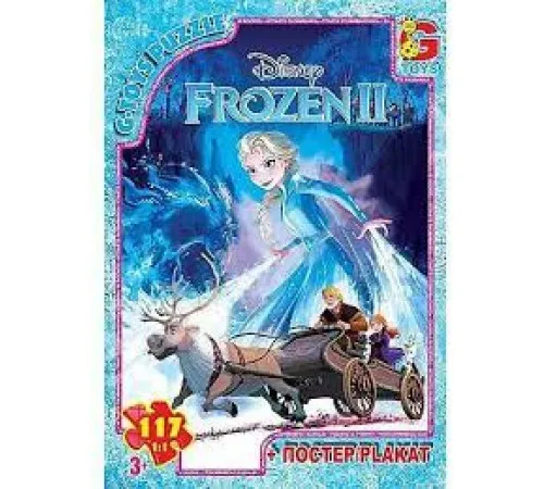 Пазл G-Toys 117 элементов + постер в ассортименте Пазл G-Toys 117 элементов + постер в ассортименте
