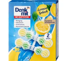 Шарики для туалету Denkmit Lemon Splash 2х48 г