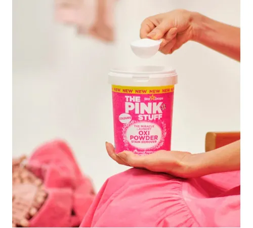 Кислородный пятновыводитель для цветного белья The Pink Stuff Colours 1кг Кислородный пятновыводитель для цветного белья The Pink Stuff Colours 1кг
