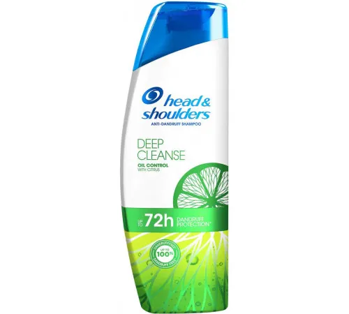 Шампунь против перхоти Head & Shoulders Глубокая очистка Контроль над жирностью с цитрусом 400 мл Шампунь против перхоти Head & Shoulders Глубокая очистка Контроль над жирностью с цитрусом 400 мл