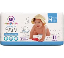 Подгузники-трусики для плавания U tout petits M (12-18 кг) 11 шт