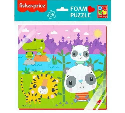 Мягкие пазлы Vladi Toys VT1109-03 Панда 25 элементов Мягкие пазлы Vladi Toys VT1109-03 Панда 25 элементов