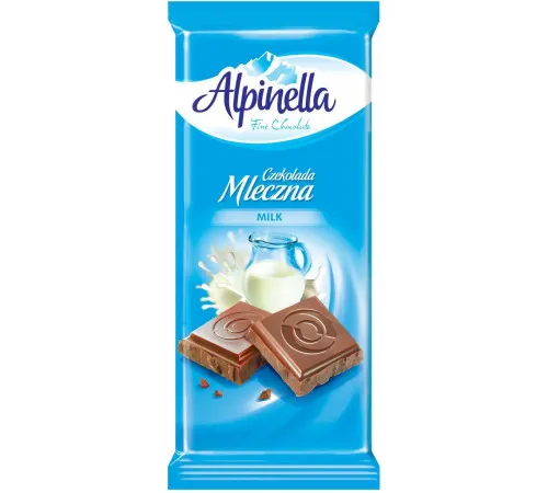 Шоколад молочний Alpinella 90 г