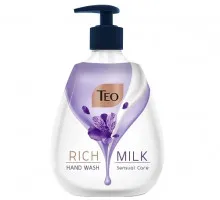 Мило рідке TEO Rich Milk Sensuale Care дозатор 400 мл
