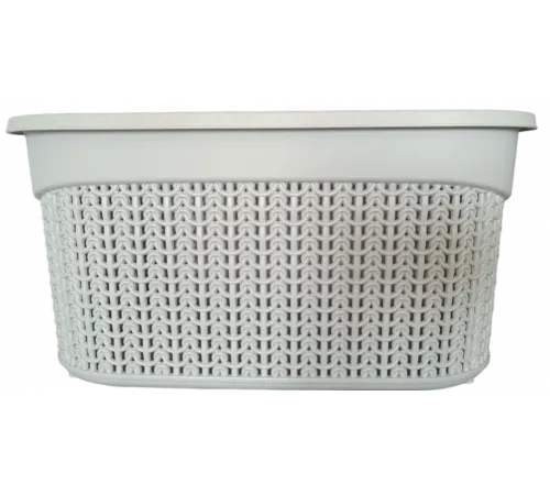Кошик з кришкою Uсsan Plastik М-1089 в'язка 33х24.2х16.5 см 9 л
