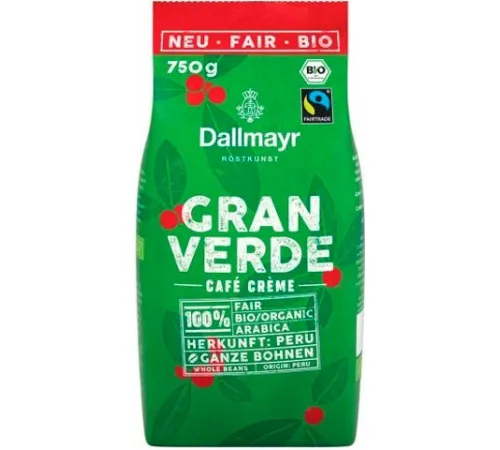 Кофе в зернах Dallmayr Gran Verde 750 г Кофе в зернах Dallmayr Gran Verde 750 г