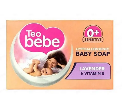 Мыло детское Teo bebe с экстрактом Лаванды 75 г