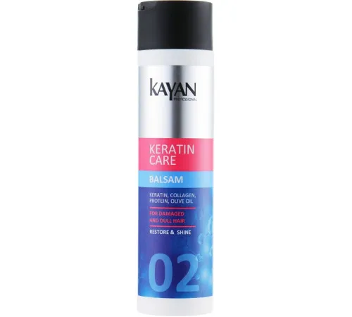 Бальзам Kayan Professional Keratin Care для Пошкодженого та Тьмяного волосся 250 мл Бальзам Kayan Professional Keratin Care для Пошкодженого та Тьмяного волосся 250 мл