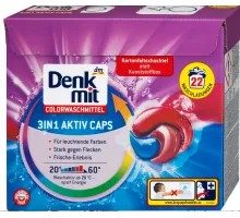 Гелевые капсулы для стирки Denkmit 3in1 Colorwascmittel 22 шт (цена за 1 шт)