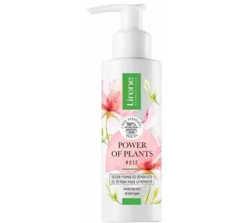 Масло-пенка для демакияжа Lirene Power of Plants Роза 145 мл