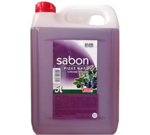 Рідке мило Армоні Sabon Лісові ягоди каністра 5 л Рідке мило Армоні Sabon Лісові ягоди каністра 5 л