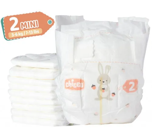 Подгузники Chicco Airy Ultra Fit & Dry 2 (3-6 кг) 25 шт Подгузники Chicco Airy Ultra Fit & Dry 2 (3-6 кг) 25 шт