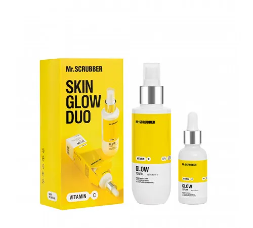Подарунковий набір жіночий Mr.Scrubber Vitamin C Skin Glow Duo Подарунковий набір жіночий Mr.Scrubber Vitamin C Skin Glow Duo