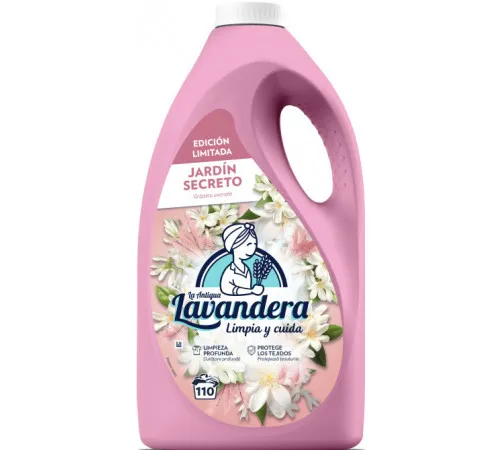 Гель для прання Lavandera Jardin 4.95 л 110 циклів прання Гель для прання Lavandera Jardin 4.95 л 110 циклів прання