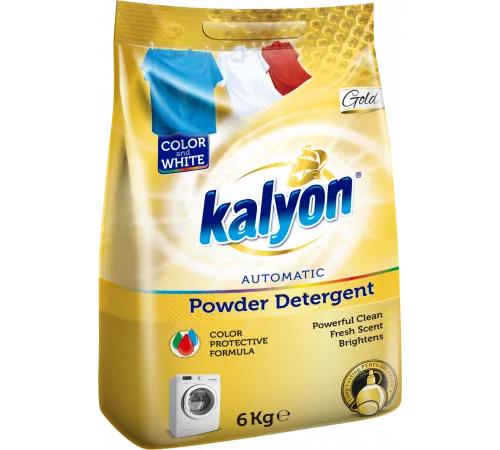 Стиральный порошок Kalyon Gold 6 кг 60 циклов стирки Стиральный порошок Kalyon Gold 6 кг 60 циклов стирки