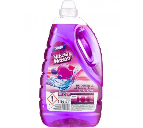 Жидкое средство для стирки Wasche Meister Color 4.130 л