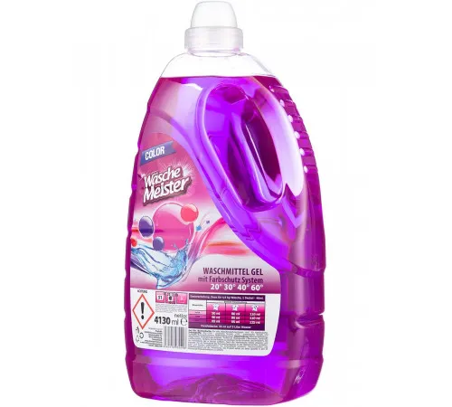 Жидкое средство для стирки Wasche Meister Color 4.130 л
