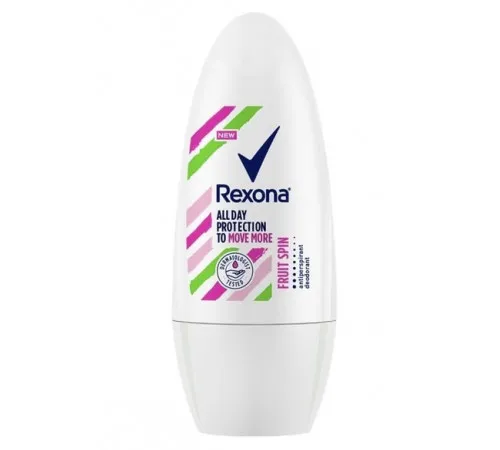 Дезодорант роликовый женский Rexona Fruit Spin 50 мл Дезодорант роликовый женский Rexona Fruit Spin 50 мл