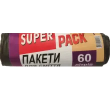 Пакеты для мусора Super Pack 60 л 10 шт