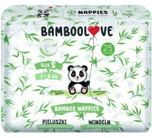 Підгузки Bamboolove розмір S (3-8 кг) 25 шт