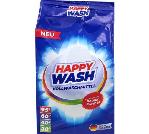 Пральний порошок Happy Wash Vollwaschmittel 2.025 кг Пральний порошок Happy Wash Vollwaschmittel 2.025 кг