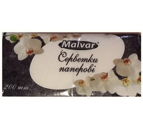 Салфетка Malvar белая 200 шт Салфетка Malvar белая 200 шт