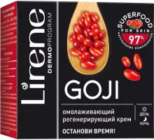 Крем для обличчя Lirene Superfood Регенерувальний Омолоджувальний з ягодами Годжі 50 мл