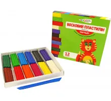 Восковий пластилін Craft & Joy 12 кольорів 144 г
