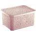 Корзина Elif Plastik 324 Ажур з кришкою 28 л в асортименті