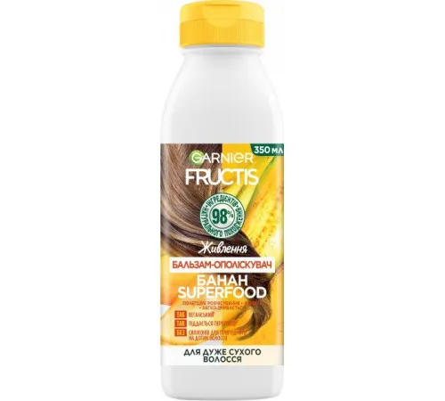 Бальзам-ополаскиватель Garnier Fructis Банан Superfood Питание 350 мл