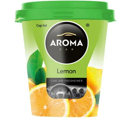 Гелевий ароматизатор повітря Aroma Car Lemon 130 г Гелевий ароматизатор повітря Aroma Car Lemon 130 г