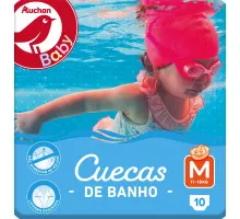 Подгузники-трусики для плавания Auchan Baby M (11-18кг) 10 шт