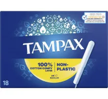 Тампоны Tampax Regular с аппликатором 2 капли 18 шт