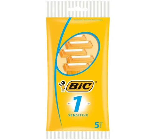 Станки для гоління BIC 1 лезо 5 шт Станки для гоління BIC 1 лезо 5 шт