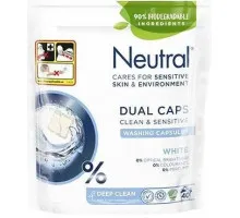 Гелевые капсулы для стирки Neutral Sensitive White 40 шт (цена за 1 шт)