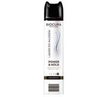 Лак для волосся Biocura Power & Hold 5 мега сильної фіксації 400 мл