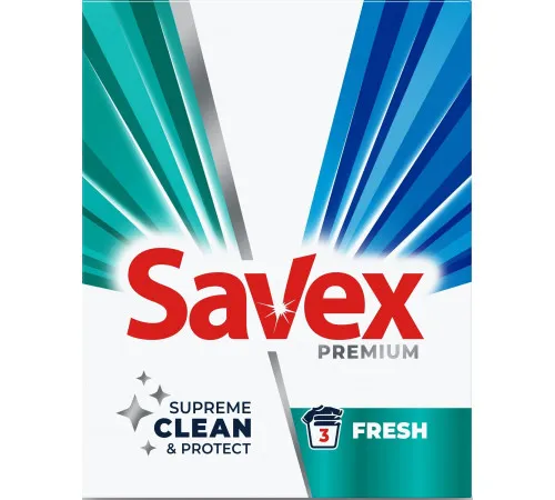 Пральний порошок Savex Premium ручний 2in1 Fresh 400 г Пральний порошок Savex Premium ручний 2in1 Fresh 400 г