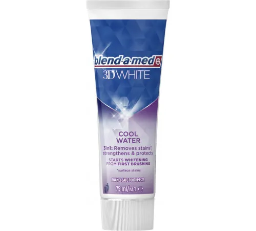 Зубная паста Blend-a-med 3D White Cool Water 75 мл Зубная паста Blend-a-med 3D White Cool Water 75 мл