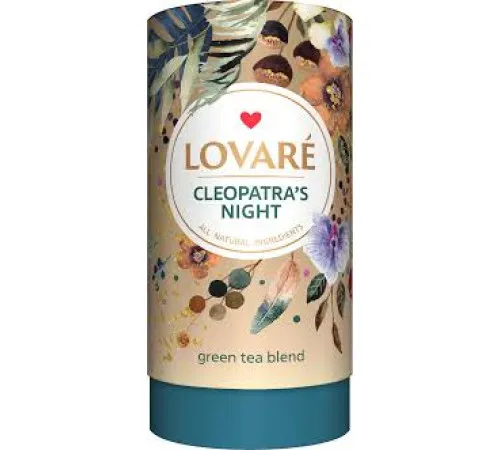 Чай зеленый Lovare Cleopatra\'s Night тубус 80 г
