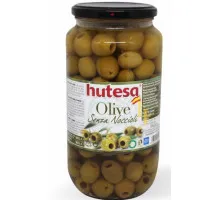 Оливки зеленые без косточек Hutesa 900 г стекло
