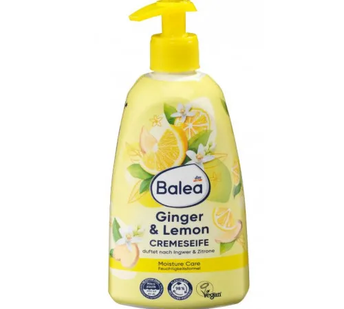 Рідке крем-мило Balea Ginger & Lemon дозатор 500 мл Рідке крем-мило Balea Ginger & Lemon дозатор 500 мл