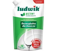 Засіб для миття посуду Ludwik М'ята дой-пак 450 мл