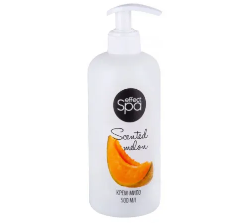 Рідке крем-мило Effect Spa Scented Melon з дозатором 500 мл Рідке крем-мило Effect Spa Scented Melon з дозатором 500 мл