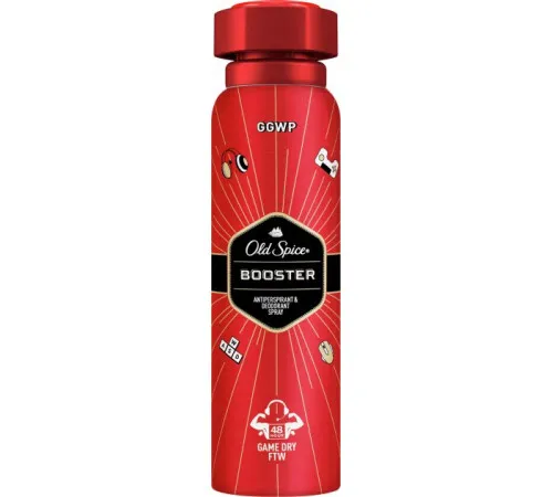 Аэрозольный дезодорант Old Spice Booster 150 мл Аэрозольный дезодорант Old Spice Booster 150 мл