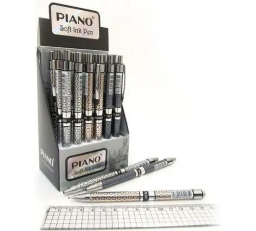 Ручка кулькова автоматична Piano РS-007 Soft Ink Pen Синя 0.7 мм Ручка кулькова автоматична Piano РS-007 Soft Ink Pen Синя 0.7 мм