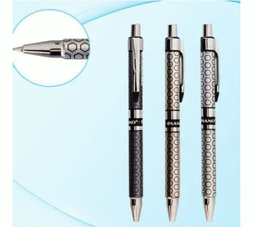 Ручка кулькова автоматична Piano РS-007 Soft Ink Pen Синя 0.7 мм Ручка кулькова автоматична Piano РS-007 Soft Ink Pen Синя 0.7 мм