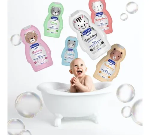 Шампунь-гель детский On Line Le petit 3in1 Biscuit 350 мл Шампунь-гель детский On Line Le petit 3in1 Biscuit 350 мл