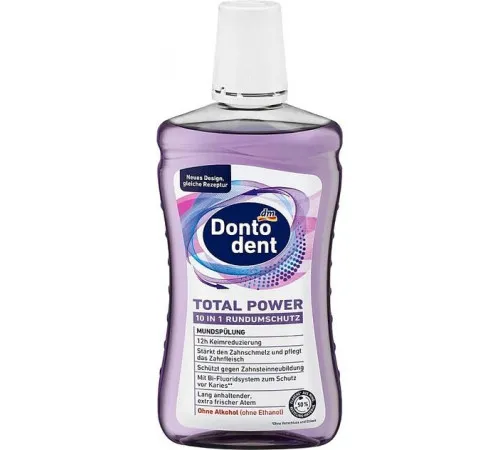 Ополаскиватель для полости рта Dontodent Total Power 500 мл Ополаскиватель для полости рта Dontodent Total Power 500 мл